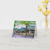 CARTE DE NOTE DE LES DEUX MAGOTS PARIS (Fleur jaune)