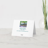 CARTE DE NOTE DE LES DEUX MAGOTS PARIS (Dos)