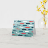 Carte de note de l'Escadron sous-marin (Fleur jaune)