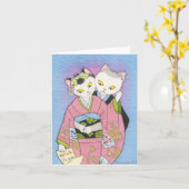 Carte de note de lettre d'amour (Fleur jaune)