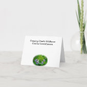 Carte de note de lierre moulu de rampement Charlie (Dos)