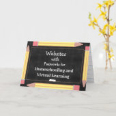 Carte de note de l'organisateur de ressources de l (Fleur jaune)