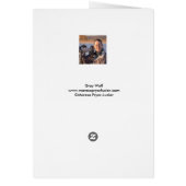 Carte de note de loup gris (Dos)