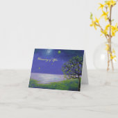 Carte de note de luciole (Fleur jaune)