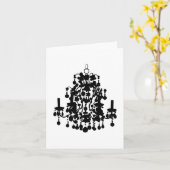 Carte de note de lustre (Fleur jaune)