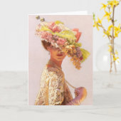 Carte de note de Madame Victoria (Fleur jaune)