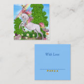 Carte de note de magie de licorne (Devant / Derrière)