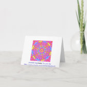 Carte de NOTE de MANDALA (Dos)