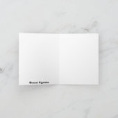 Carte de note de marécages d'animaux de faune (Intérieur)