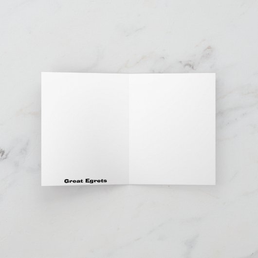 Carte de note de marécages d'animaux de faune (Intérieur)