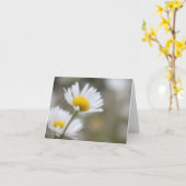 Carte de note de marguerite (Fleur jaune)