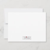 Carte de note de marguerite (Dos)