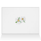 Carte de note de marguerite (Intérieur Horizontal (haut))