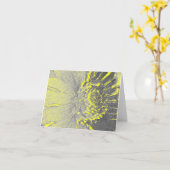 Carte de note de marguerite (Fleur jaune)