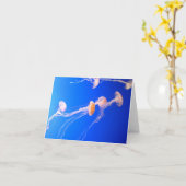 Carte de note de méduses (Fleur jaune)