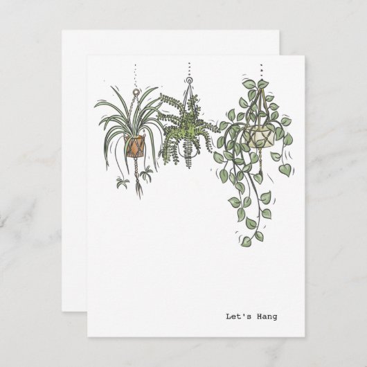 Carte de note de ménage (Devant / Derrière)