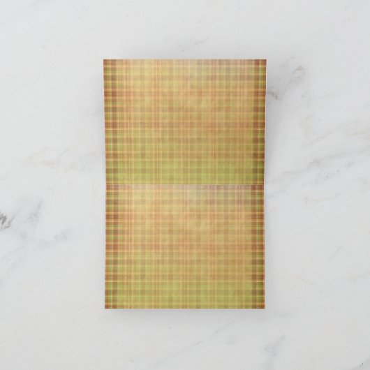 Carte de note de Merci de cadeau de vacances (Intérieur)