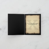 Carte de note de Merci de carte de trésor de (Intérieur)