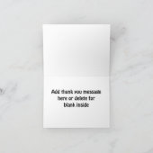 Carte de note de Merci de danse de disco (Intérieur)