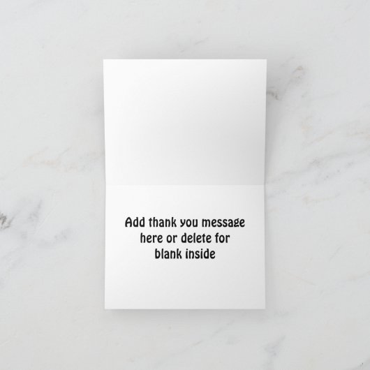 Carte de note de Merci de danse de disco (Intérieur)