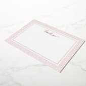 Carte de note de Merci de  de points Abstraits (Rotation)