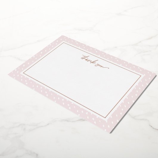 Carte de note de Merci de de points Abstraits (Rotation)