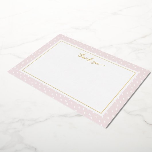 Carte de note de Merci de  de points Abstraits (Rotation)