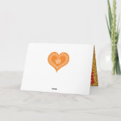 Carte de note de Merci de Gracias Papel Picado (Dos)