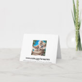 Carte de note de Merci de koala et de bébé (Dos)