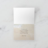 Carte de note de Merci de mariage de photo de (Intérieur)