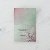 Carte de note de Merci de mascarade (Intérieur)