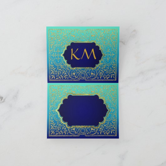 Carte de note de Merci de mille et une nuits de (Intérieur)