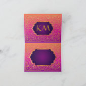 Carte de note de Merci de mille et une nuits de (Intérieur)