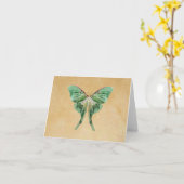 Carte de note de mite de Luna (Fleur jaune)