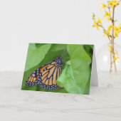 Carte de note de monarque (Fleur jaune)