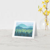 Carte de note de Mountain Nursery (Fleur jaune)
