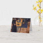 Carte de note de musique d'harpe de Gustav Kllimt (Fleur jaune)