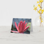 Carte de note de nénuphar (Fleur jaune)