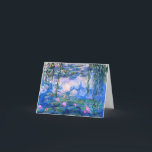 Carte de note de nénuphars de Monet<br><div class="desc">Carte de note de nénuphars de Monet. Peinture à l'huile sur la toile à partir de 1916. Monet a peint son étang célèbre de nénuphar d'une manière obsédante pendant les années finales de sa carrière, tirant l'inspiration de la lumière du soleil et son effet changeant sur l'eau et les fleurs...</div>