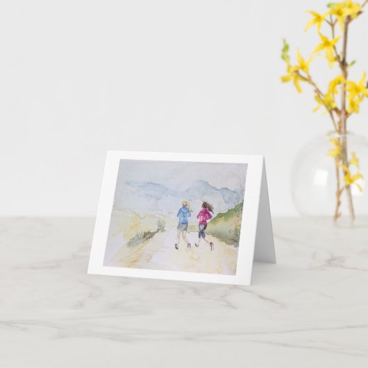 Carte de note de no. 1 de coureurs de traînée (Fleur jaune)