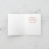 Carte de note de Noël GINGERBREAD SURPRISE (Intérieur)