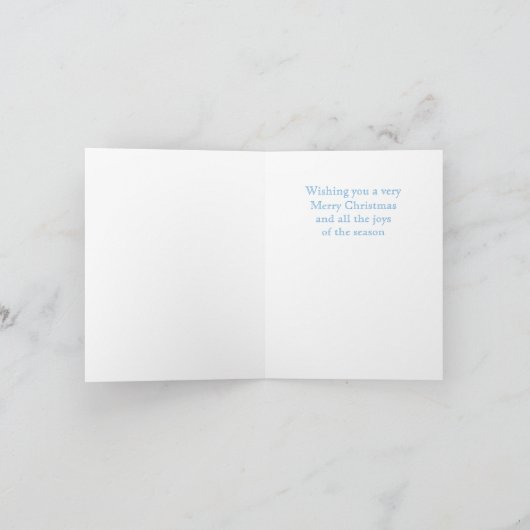 Carte de note de Noël JINGLE BELLS (Intérieur)