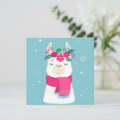 Carte de note de Noël Joyeux (Debout devant)