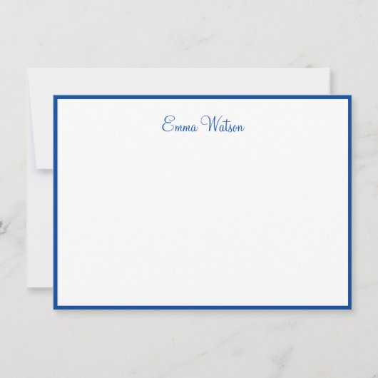 Carte de note de nom personnalisé (Devant)