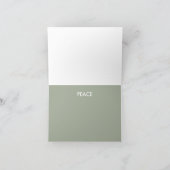 Carte de note de paix OM (Intérieur)