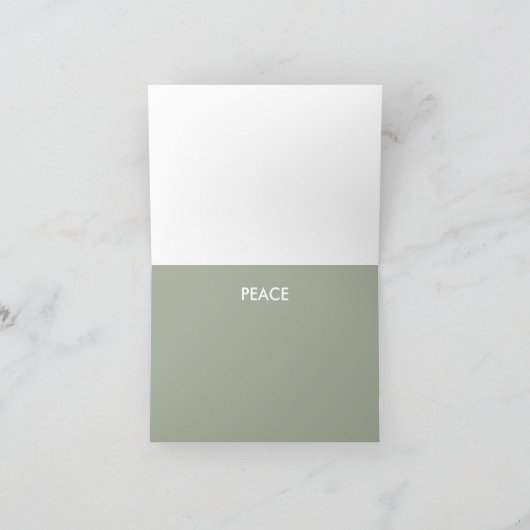 Carte de note de paix OM (Intérieur)