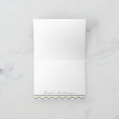 Carte de note de Parker - jaune et gris (Intérieur)