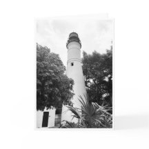 Carte de note de phare Key West<Blank Inside>