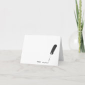 Carte de note de plaid de tartan (Dos)