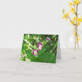 Carte de note de pois doux (Fleur jaune)